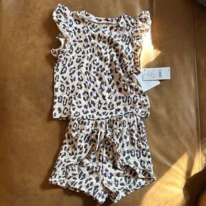 NWT - Grayson Mini Leopard Print Toddler Matching Set - 2T
